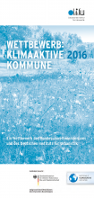 Deckblatt des Flyers zum Wettbewerb „Klimaaktive Kommune 2016“